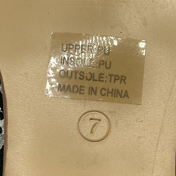 Journee Collection JC Womens 7 Black White Floral Slip On Mules Casual Office - Picture 7 of 9